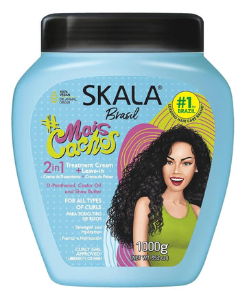 Skala Brasil - Mais Cachos Hair Treatment Conditioning For All Type Of Curls 1000g