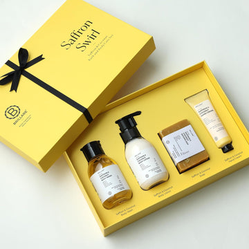 Brillare - Saffron Swirl Gifting Set - Size : 100ml + 100ml + 75g + 30g - Nexus hair