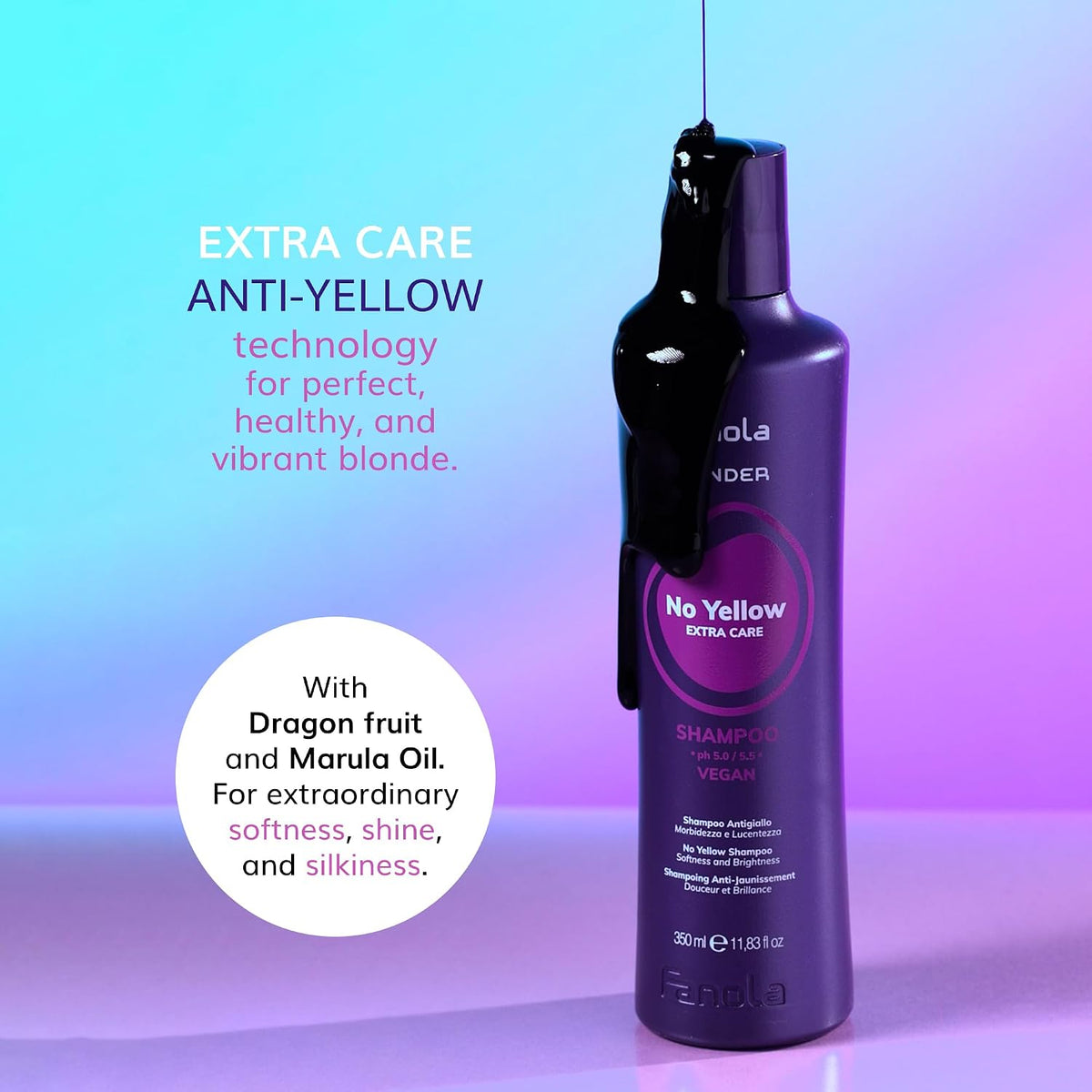 Fanola - No Yellow Shampoo - Wonder 1000ml
