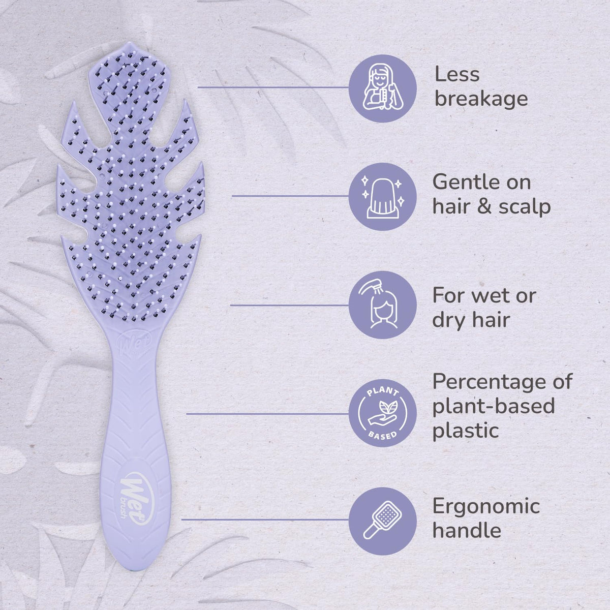 Wet Brush - Go Green Leaf Lavender