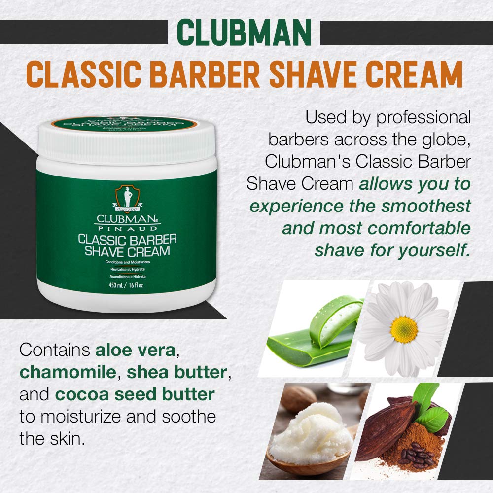 Clubman Pinaud - Classic Barber Shave Cream 453ml