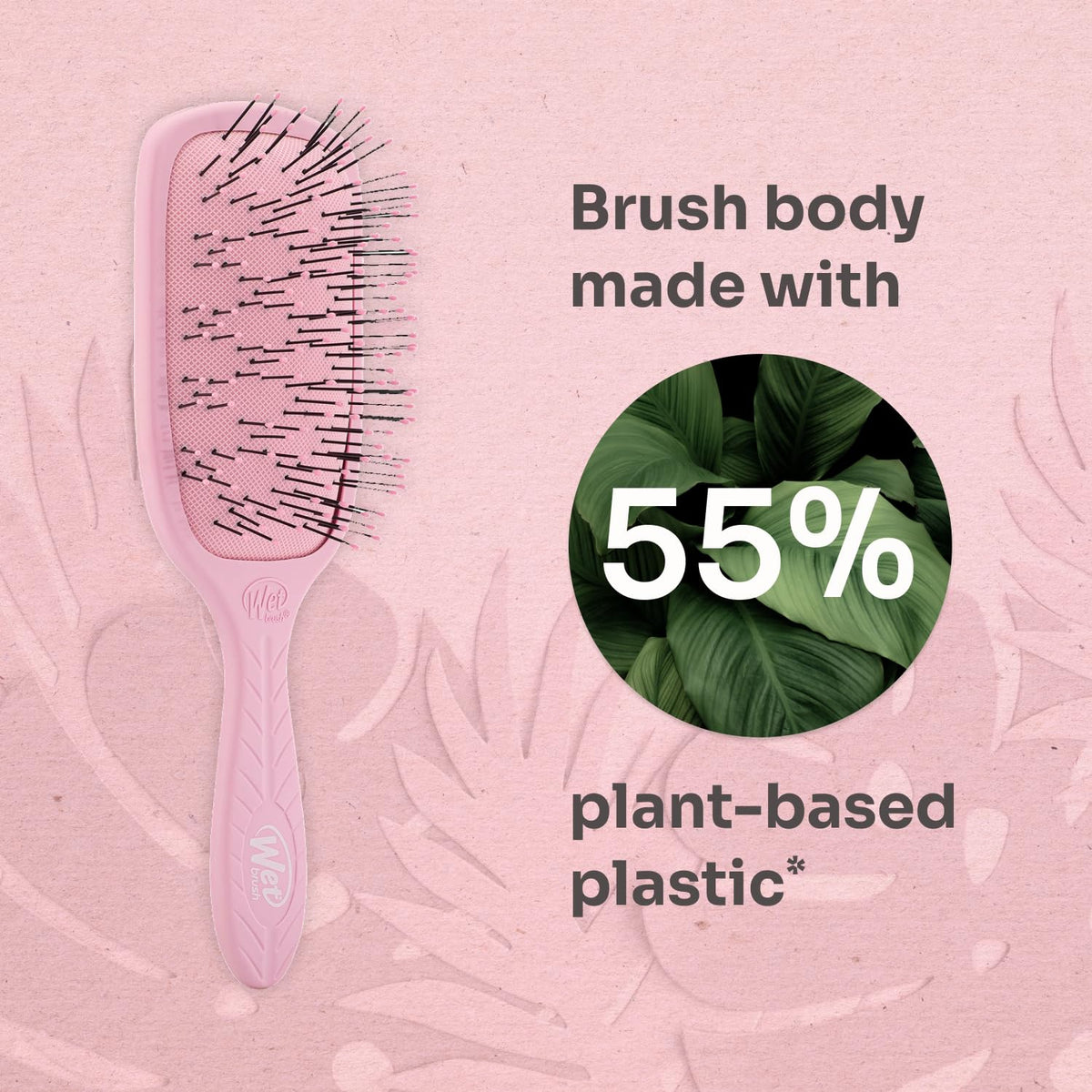 Wet Brush - Go Green Paddle Pink