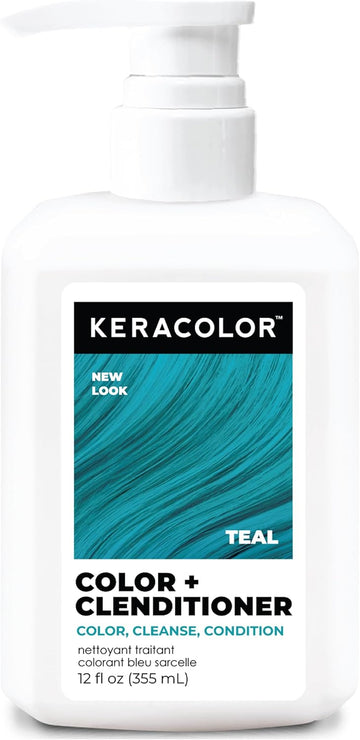Keracolor - Color + Clenditioner Teal 355ml