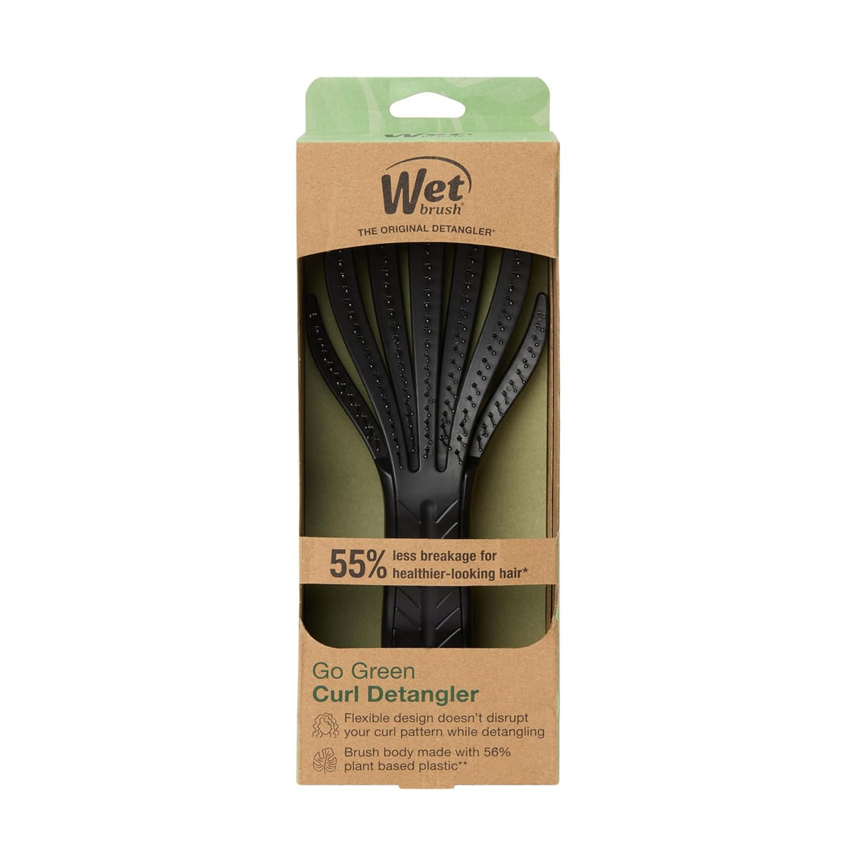 Wet Brush - Go Green Curl Detangler Black