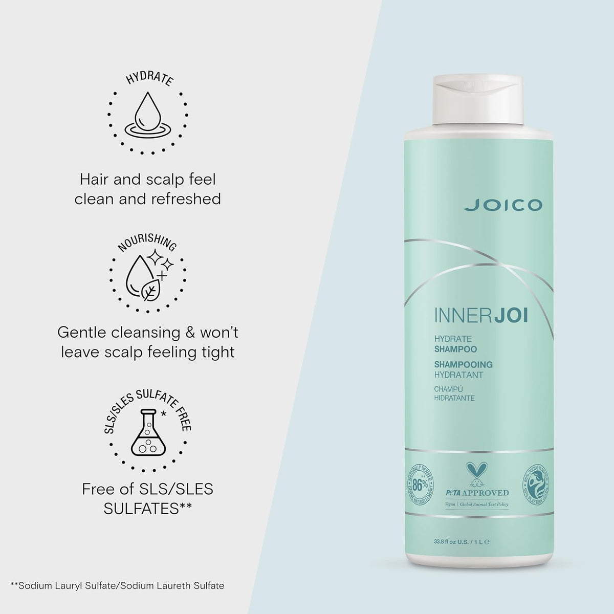 Joico - InnerJoi Hydrate Shampoo 1000ml - Nexus hair