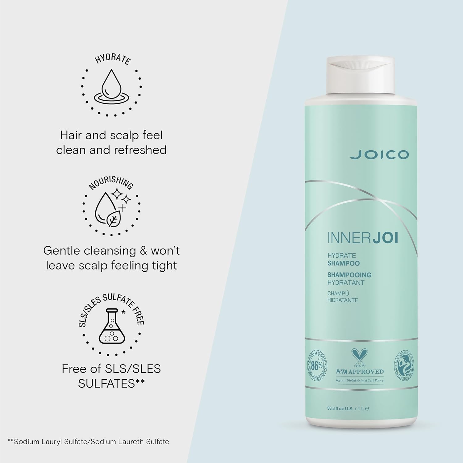 Joico - InnerJoi Hydrate Shampoo 1000ml