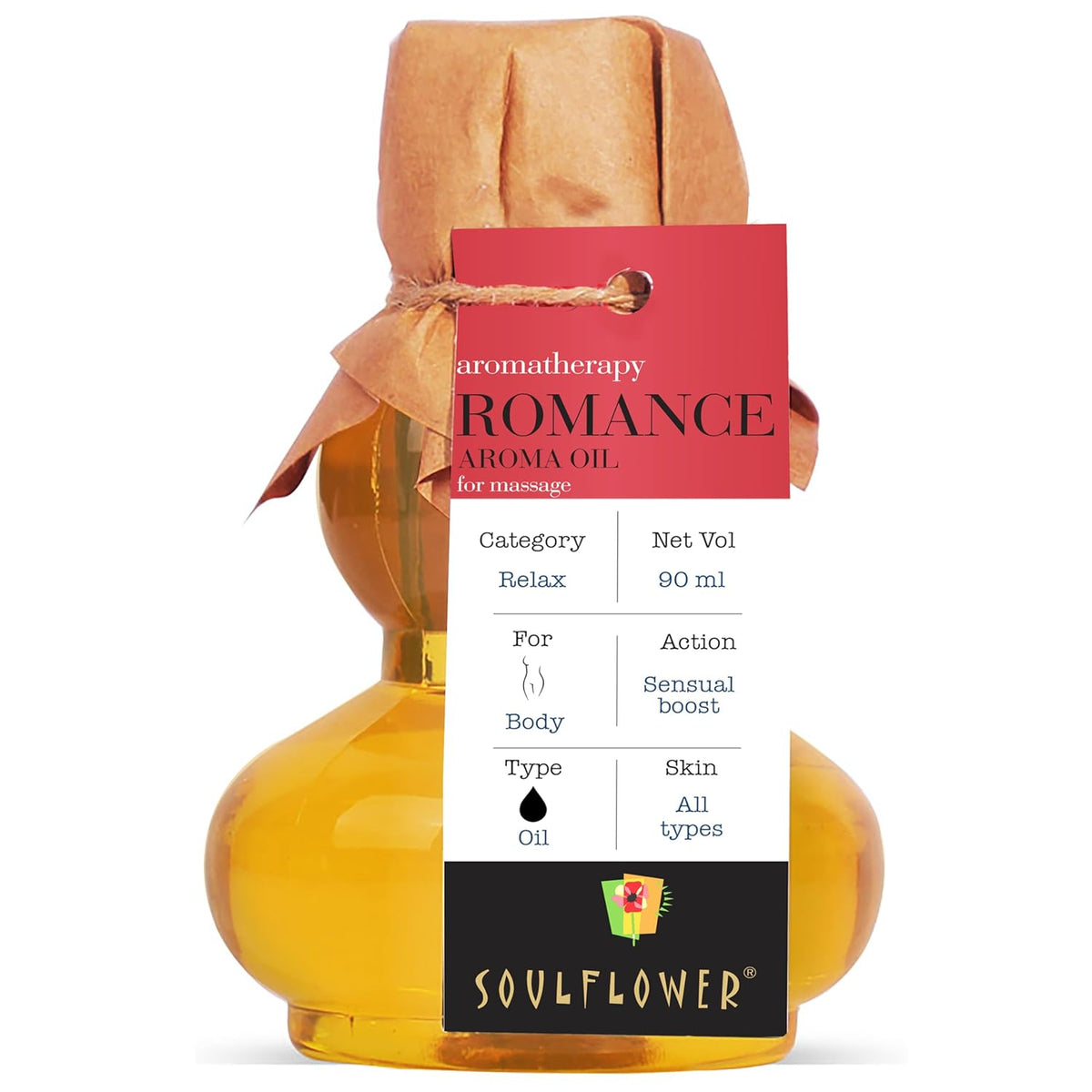 SoulFlower - Romance Aroma Massage Oil for Stress Relief and Relaxation 90ml - Nexus hair