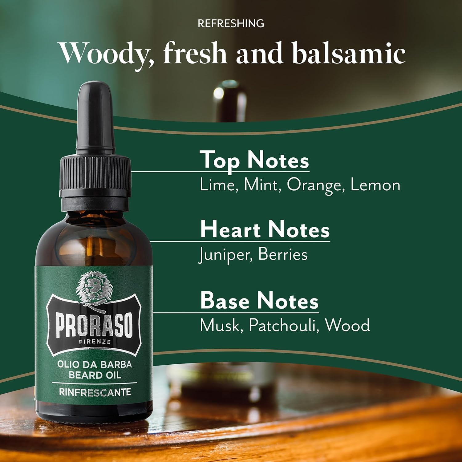 Proraso - Refreshing Beard Oil Green 30ml