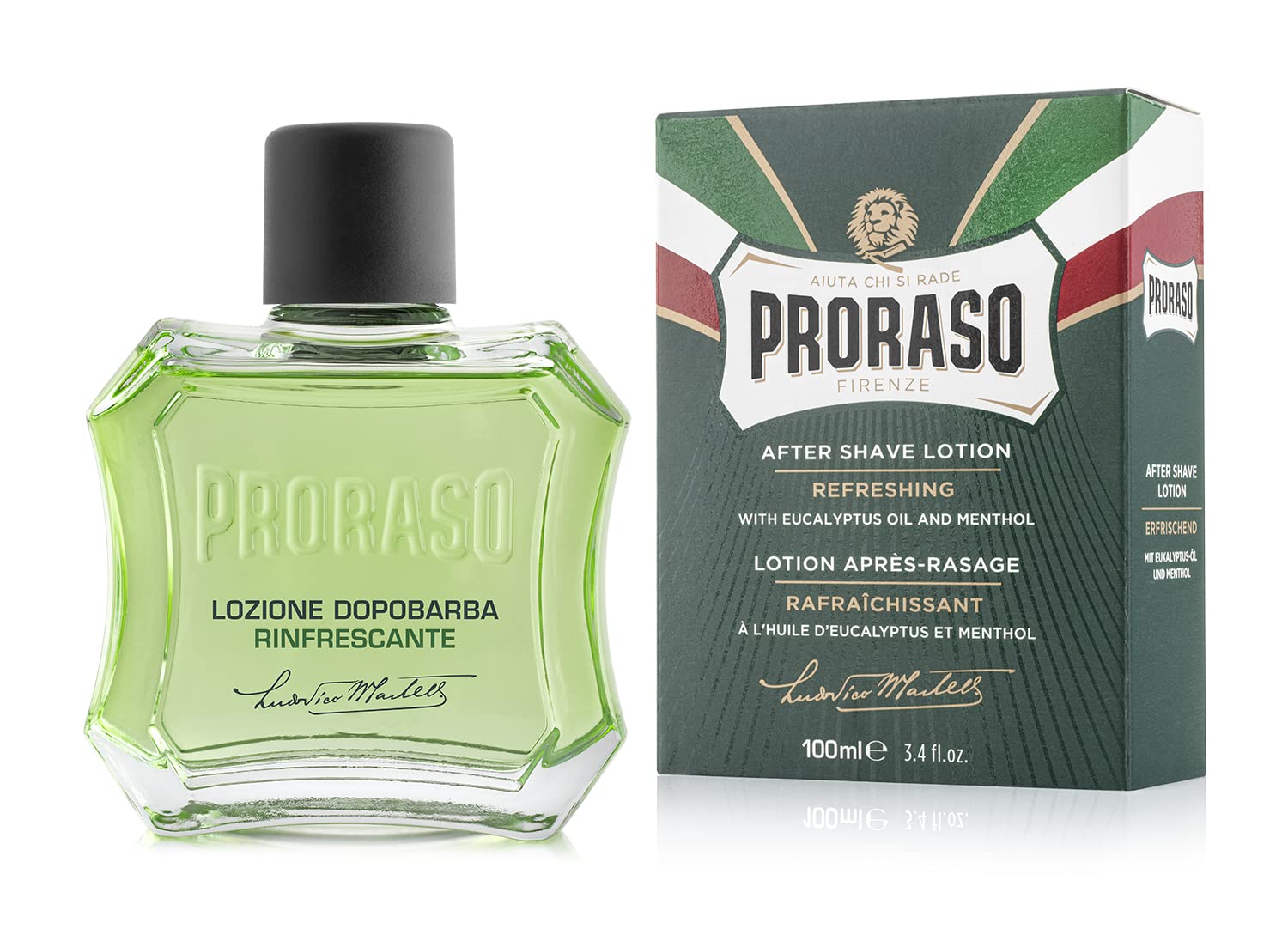 Proraso - Refreshing After Shave Lotion Eucalyptus & Menthol Green 100ml