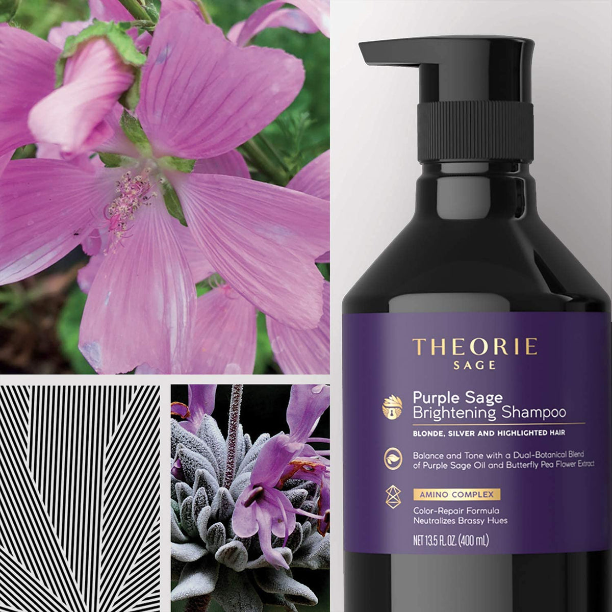 Theorie - Purple Sage Blonde Shampoo 400ml
