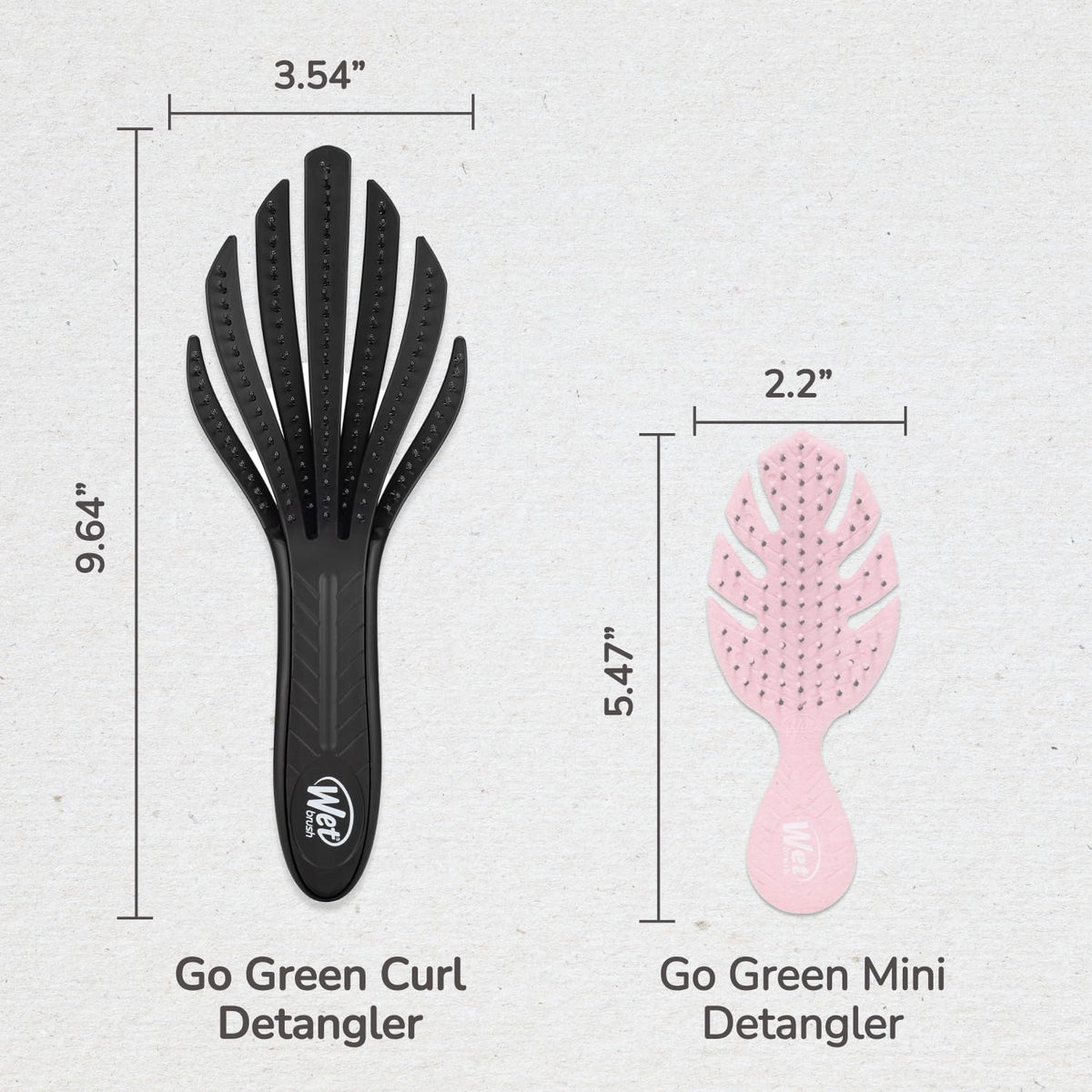 Wet Brush - Go Green Curl Detangler Black