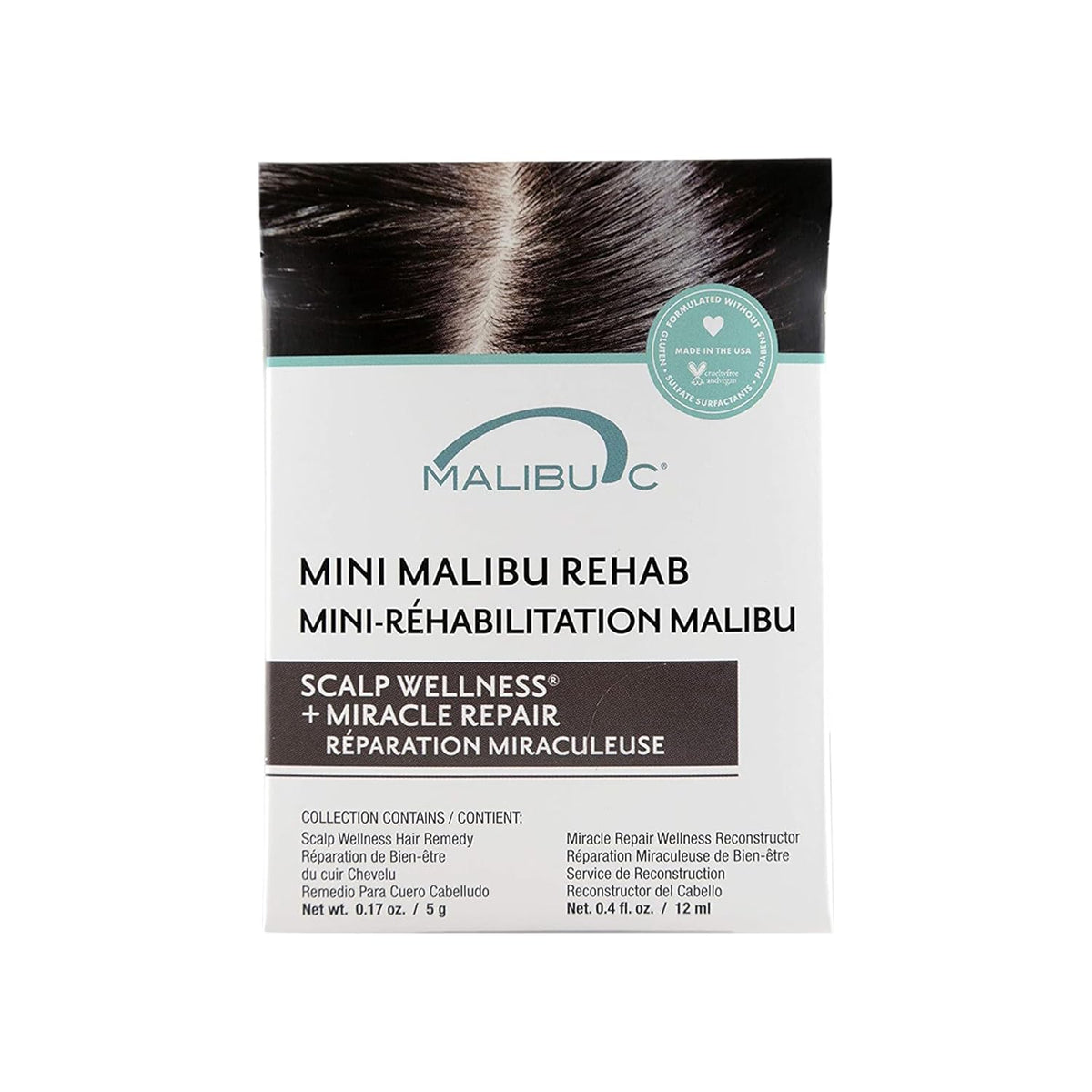 Malibu C - Scalp Mini Rehab 2pc