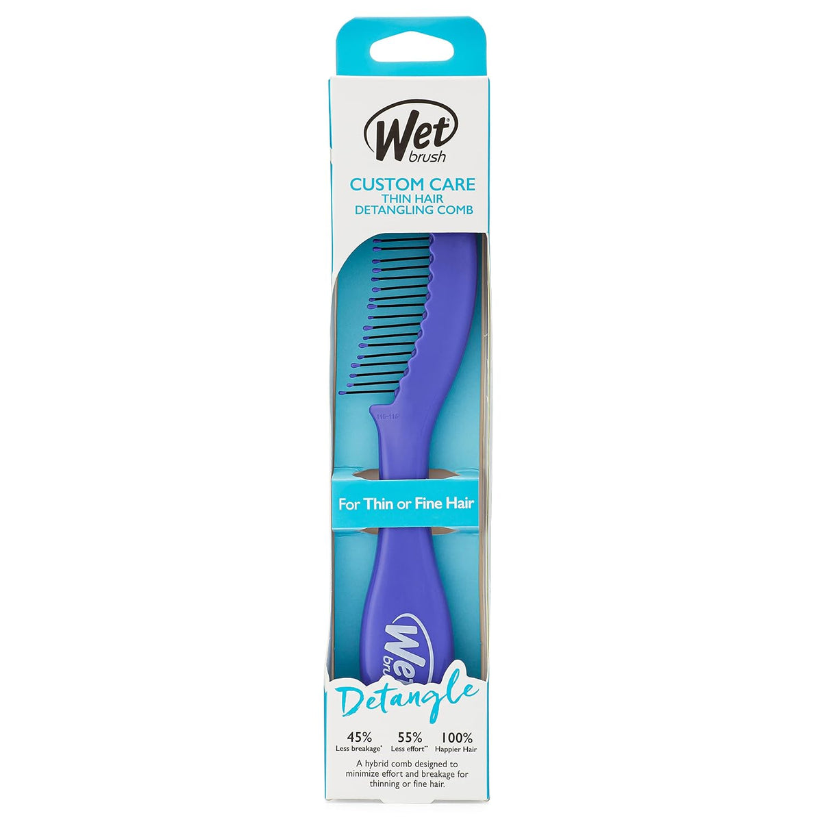 Wet Brush - Custom Care Thin Hair Comb Purple