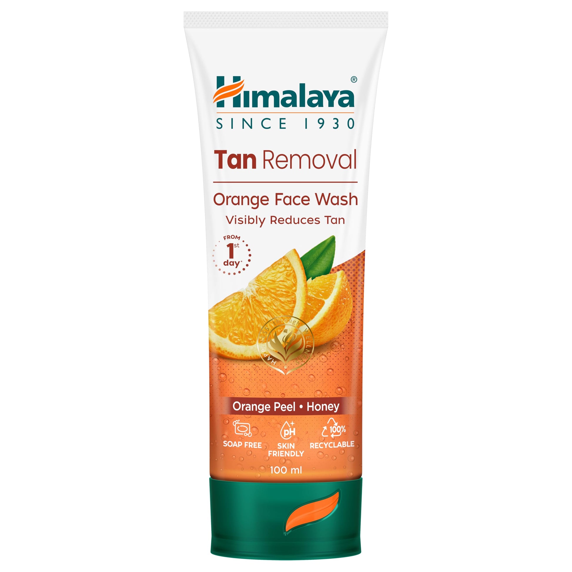 Himalaya - Tan Removal Orange Face Wash with Honey & Papaya 100ml