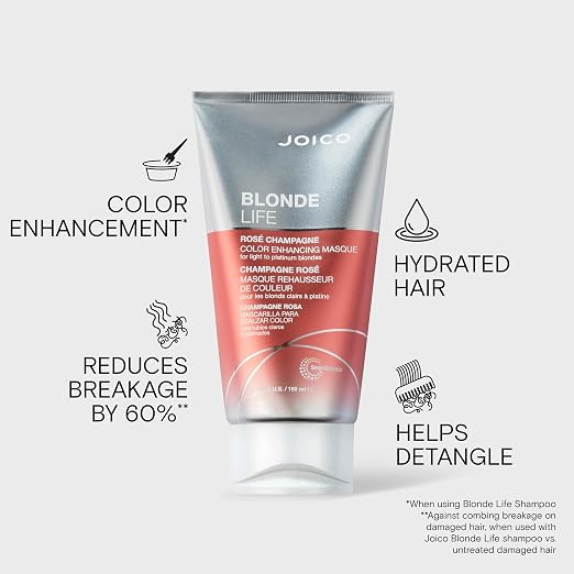 Joico - Blonde Life Rose Champagne Enhancing Masque 150ml
