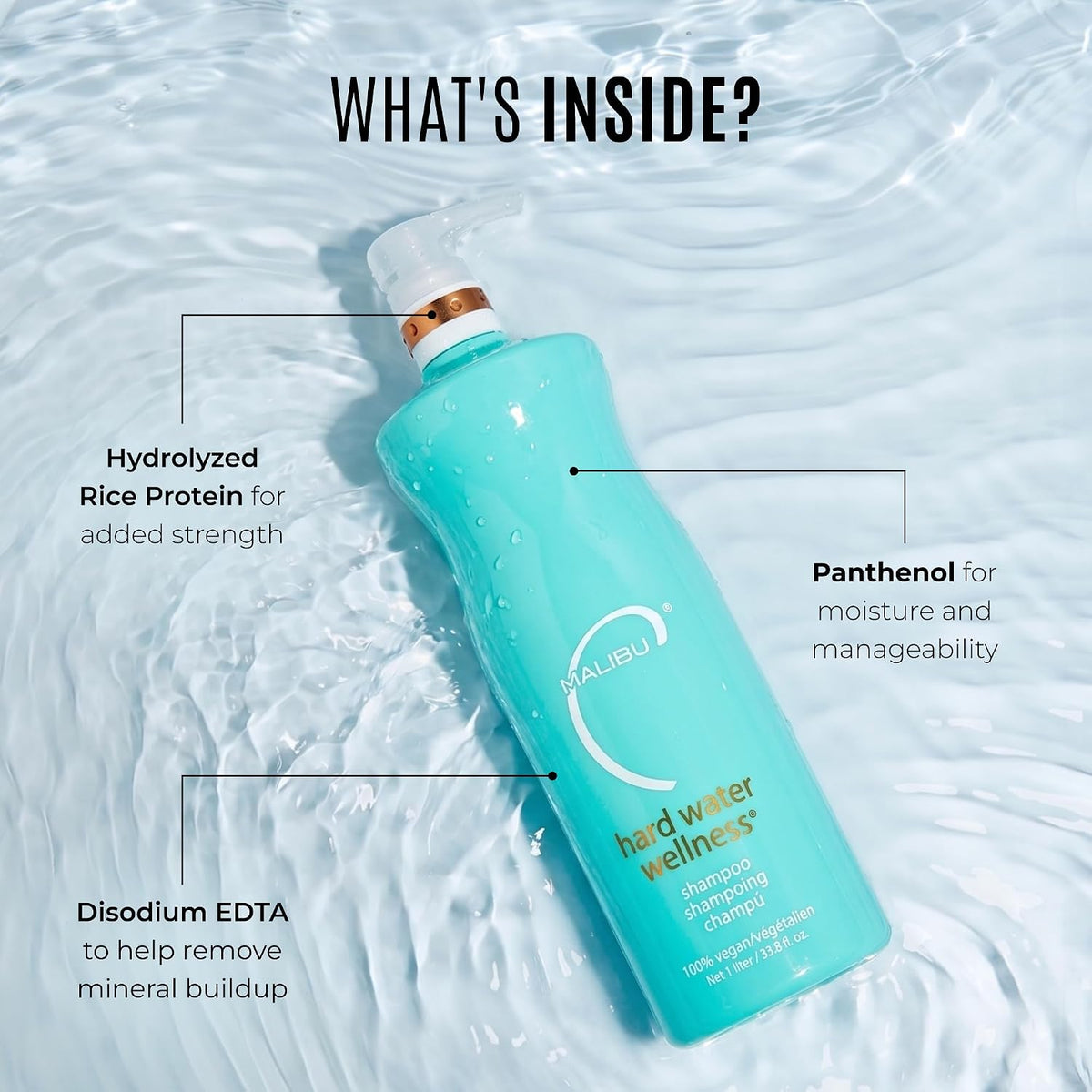 Malibu C - Hard Water Shampoo 1000ml
