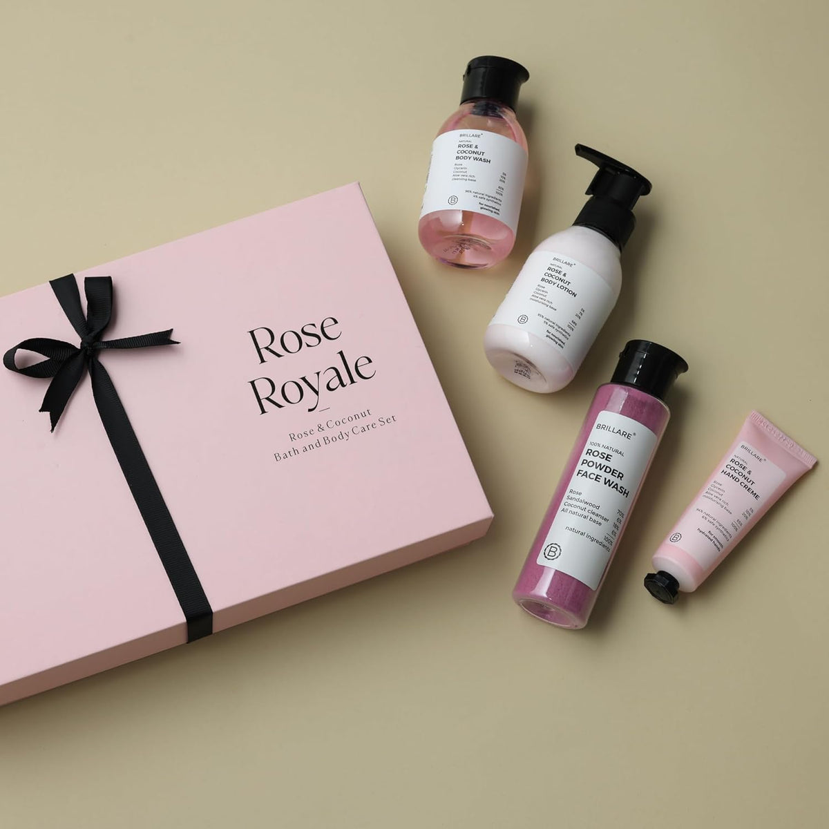 Brillare - Rose Royale Gift Set - Size:100ml + 100ml + 30g + 30g - Nexus hair
