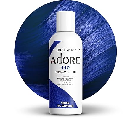 Adore - Semi Permanent Hair Color Shade #112 Indigo Blue