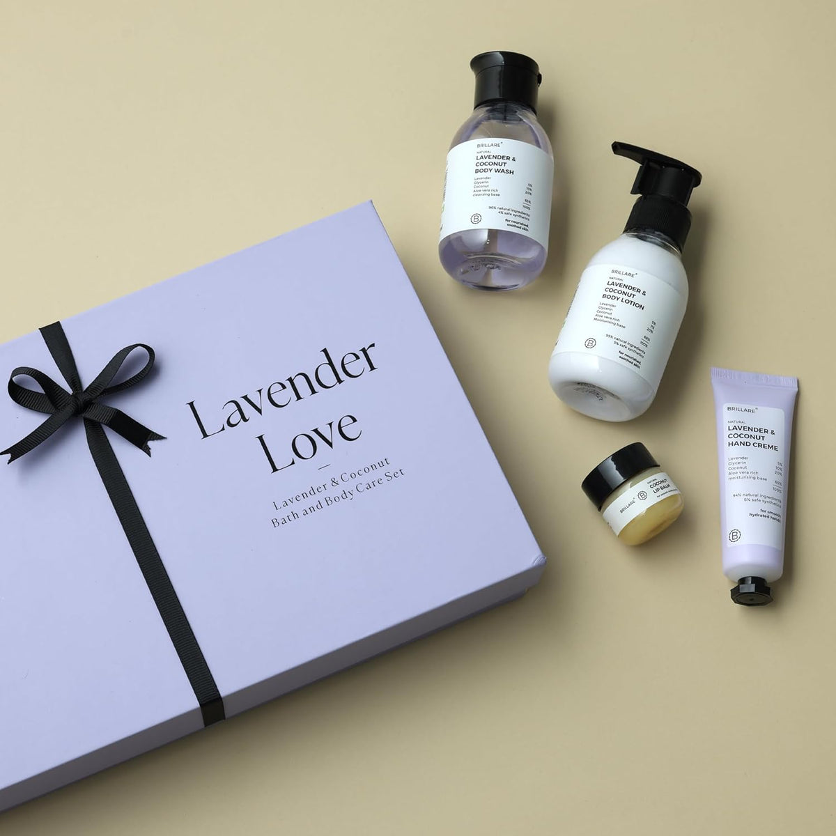 Brillare - Lavender Love Gift Set - Size: 100ml + 100ml + 10G + 30g - Nexus hair