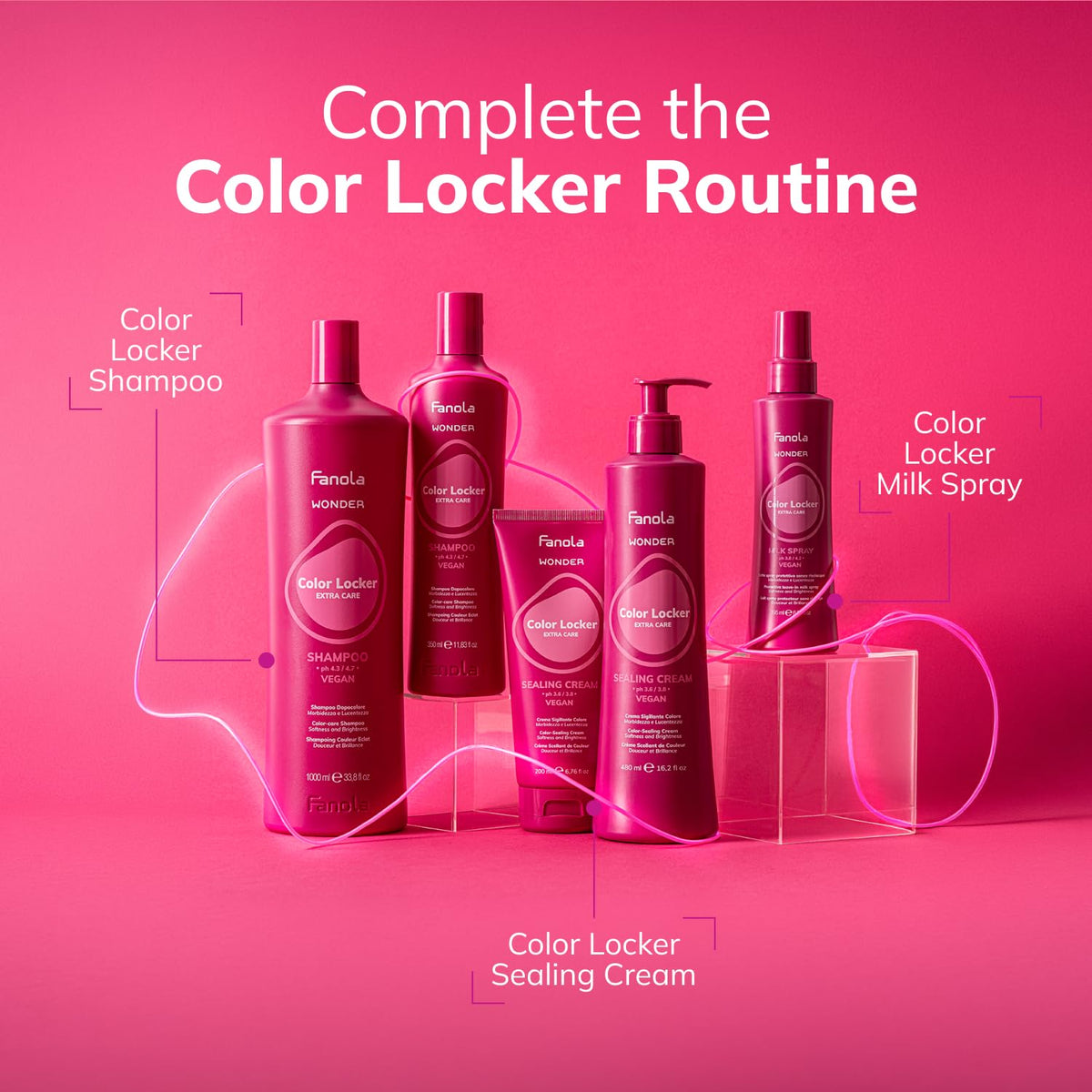 Fanola - Wonder Extra Care Color Locker Leave-In Milk Spray 195ml