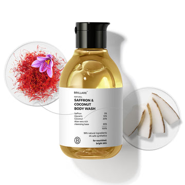 Brillare - Saffron & Coconut Body Wash 200ml - Nexus hair