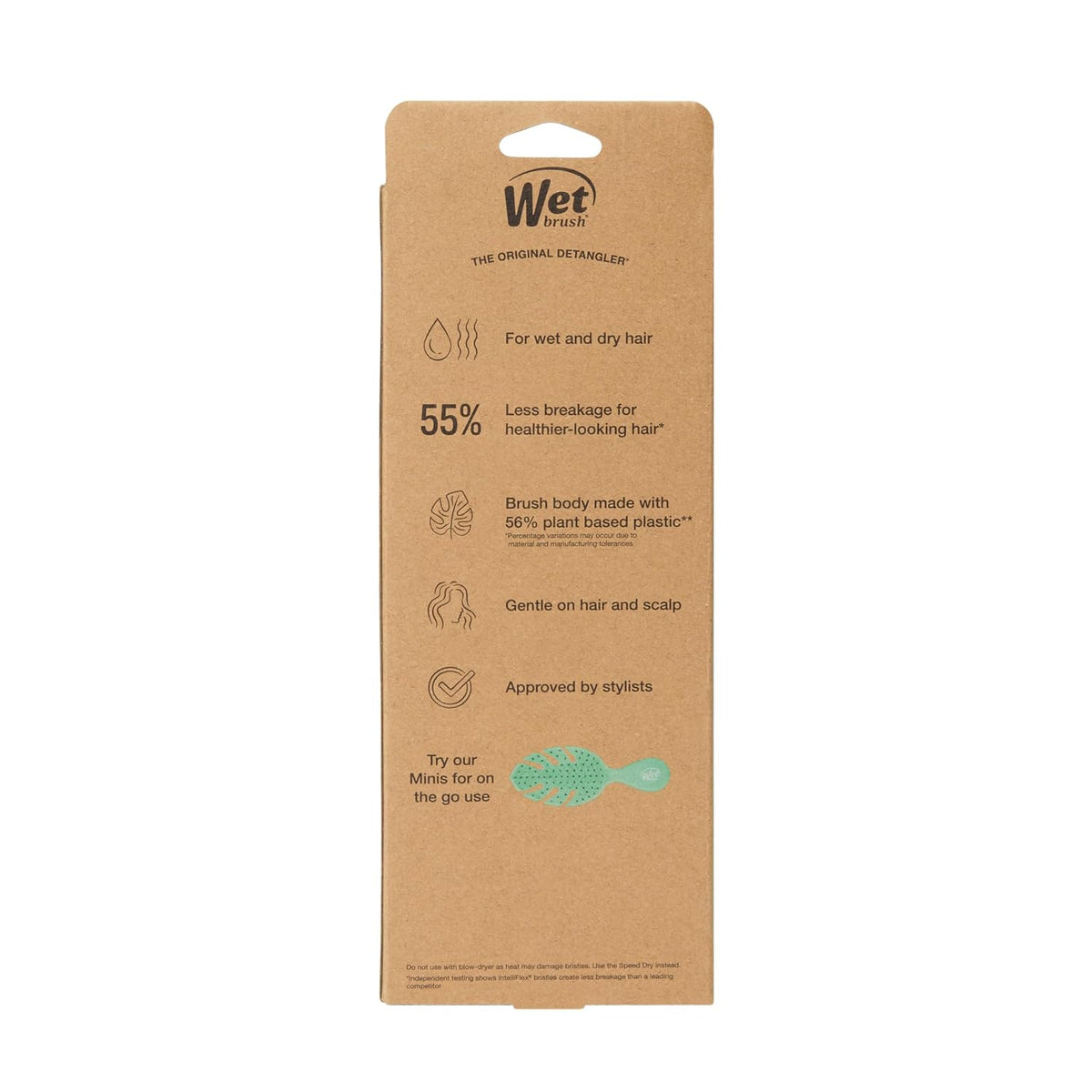 Wet Brush - Go Green Curl Detangler Black