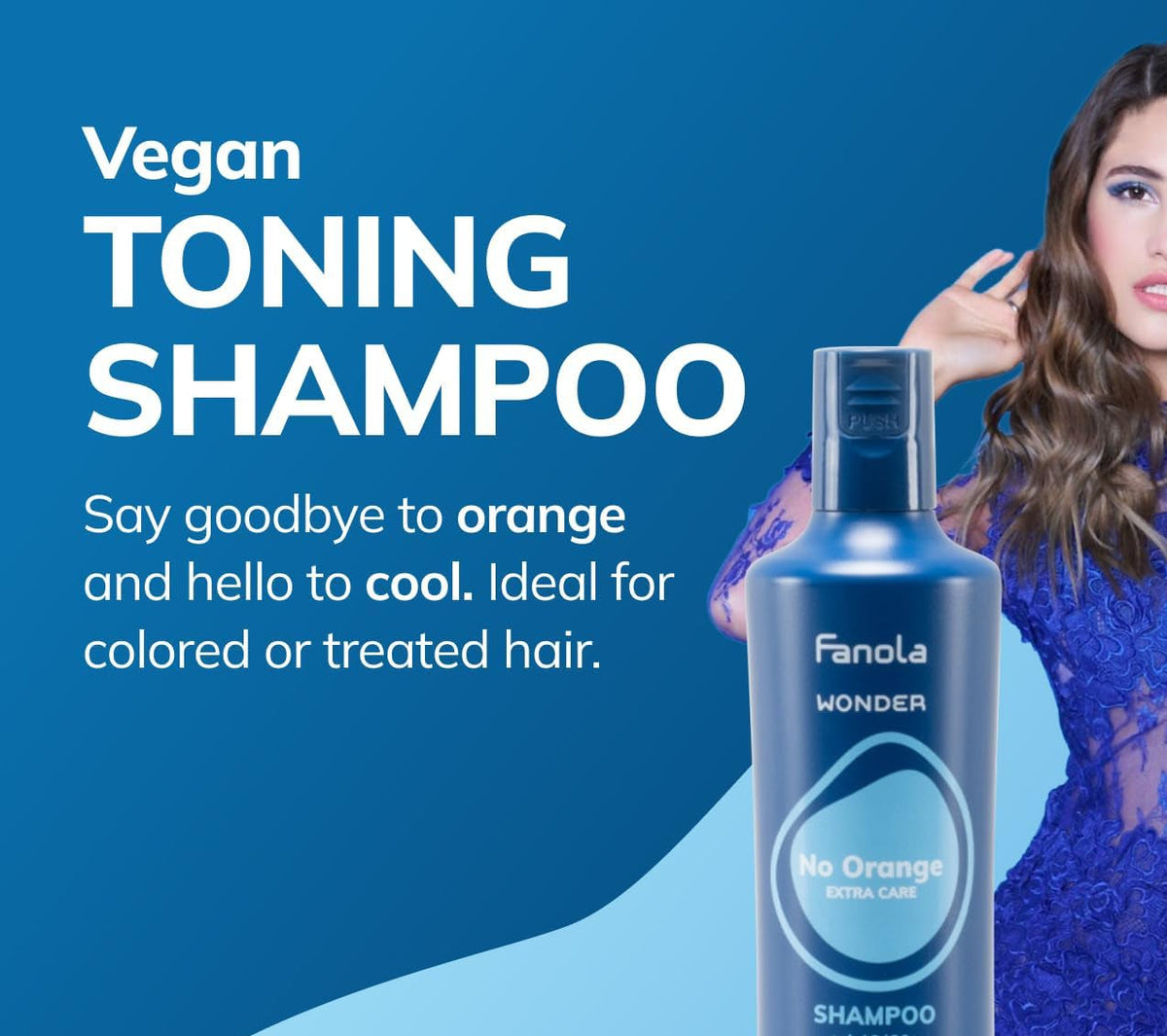 Fanola - No Orange Shampoo - Wonder 1000ml