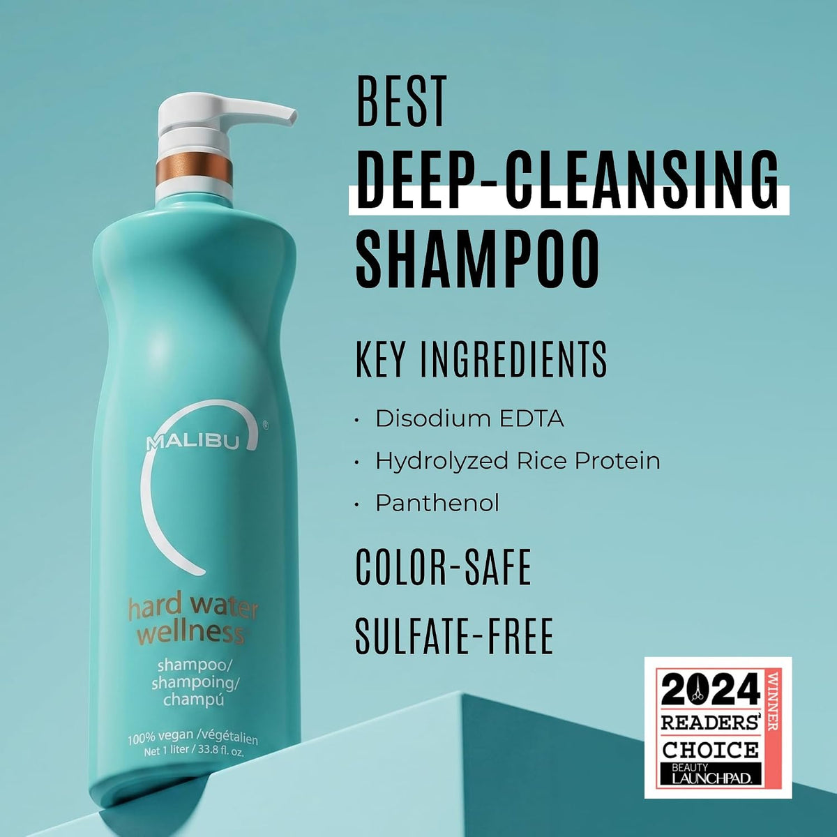 Malibu C - Hard Water Shampoo 1000ml