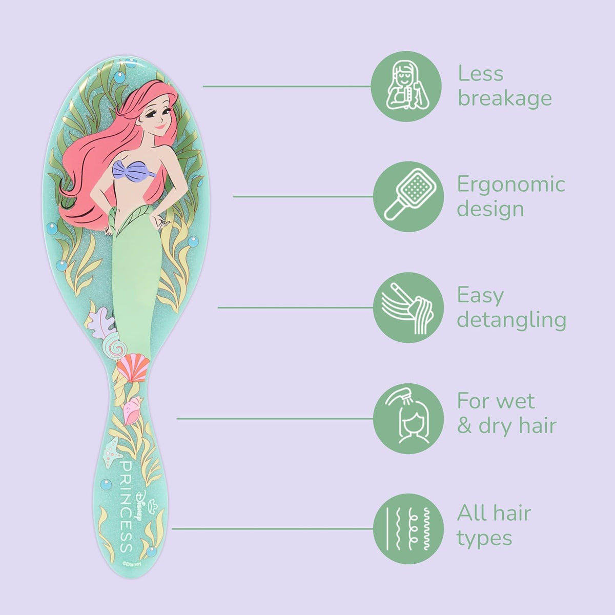 Wet Brush - Dreamy Princess Detangler Ariel
