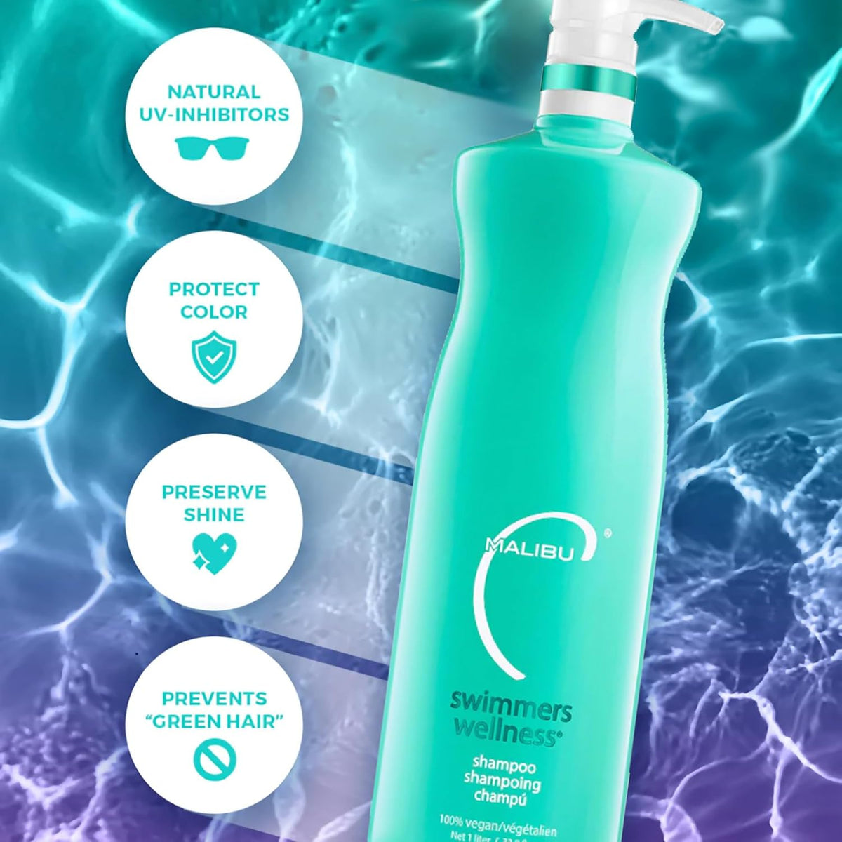 Malibu C - Swimmers Shampoo 1000ml