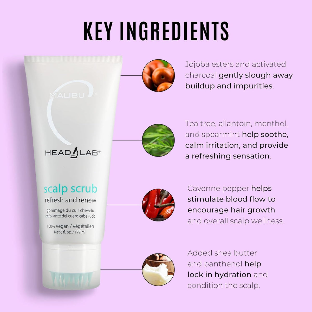 Malibu C - Rejuvenating Scalp Scrub 177ml