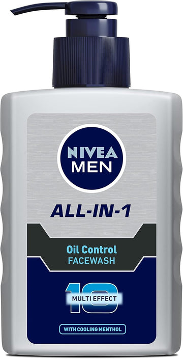 Nivea Men Oil Control All-In-1 Face Wash with Cooling Menthol - 150ml