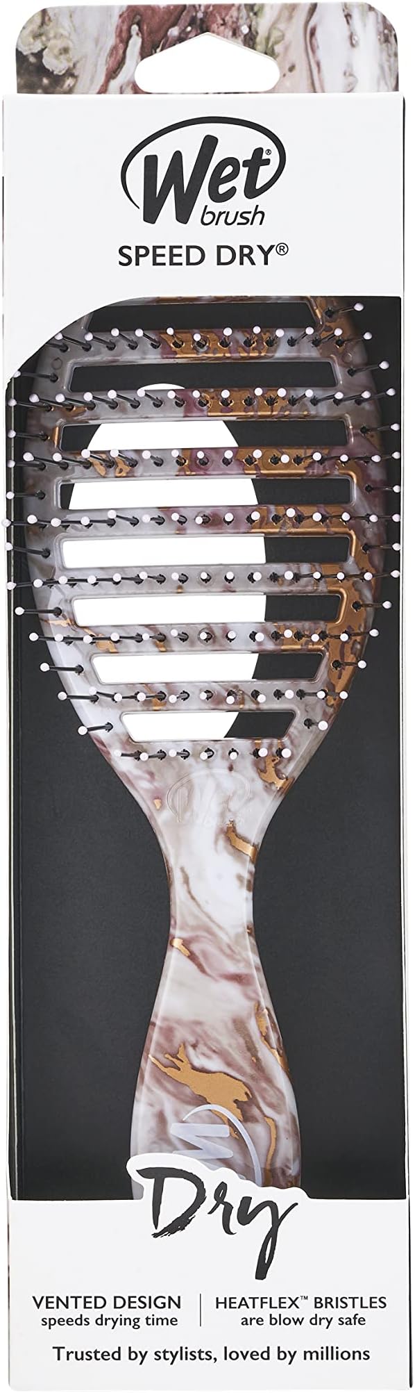 Wet Brush - Speed Dry Detangler Mettalic Marble Bronze