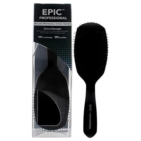 Wet Brush - Epic Deluxe Detangler Black Rounded