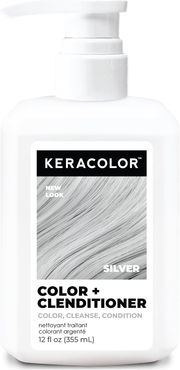 Keracolor - Color + Clenditioner Silver 355ml