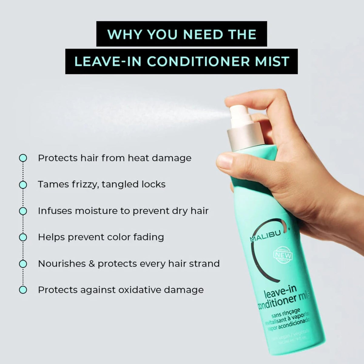 Malibu C - Leave-In Conditioner Mist 266ml