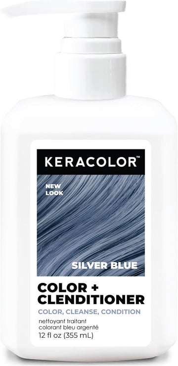 Keracolor - Color + Clenditioner Silver Blue 355ml