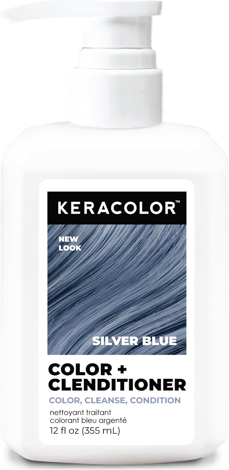 Keracolor - Color + Clenditioner Silver Blue 355ml