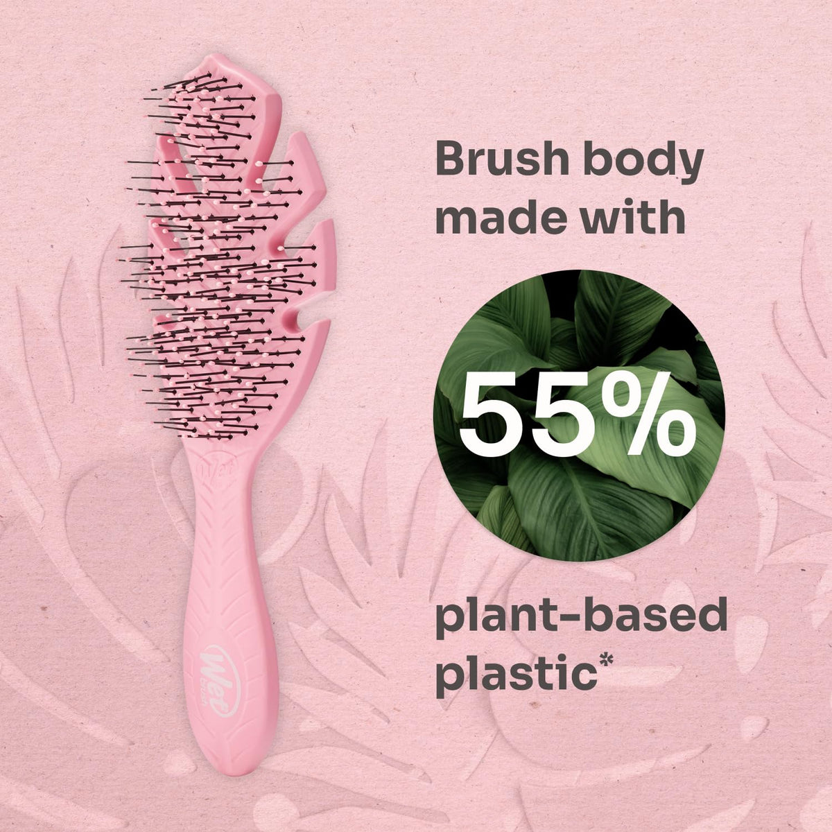 Wet Brush - Go Green Leaf Pink