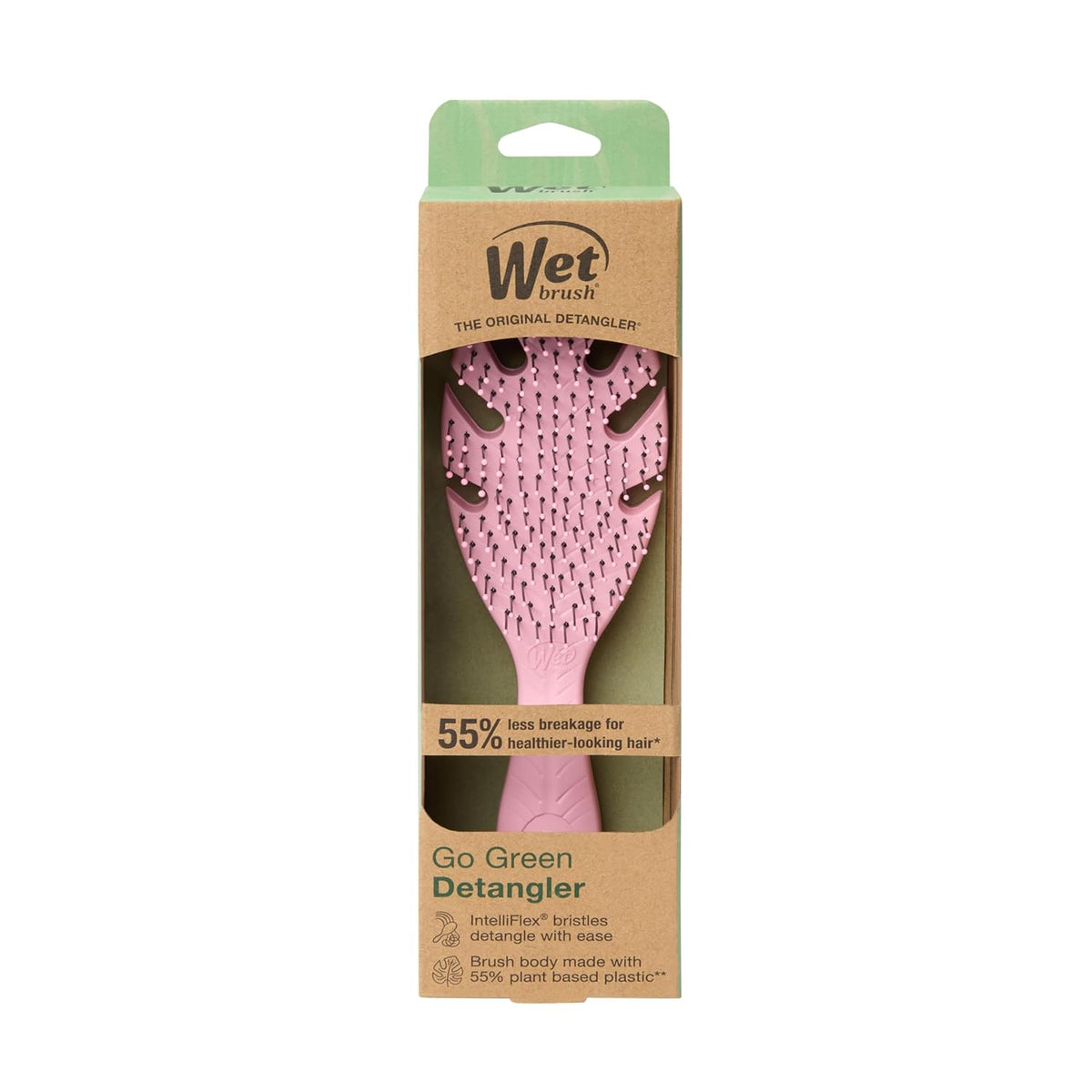 Wet Brush - Go Green Leaf Pink