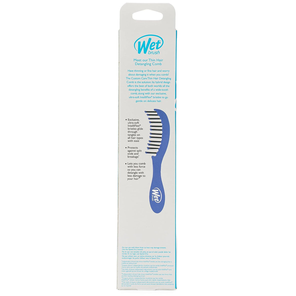 Wet Brush - Custom Care Thin Hair Comb Purple