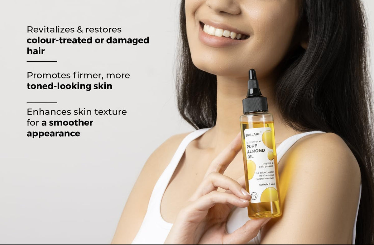 Brillare - Pure Almond Oil 100ml - Nexus hair