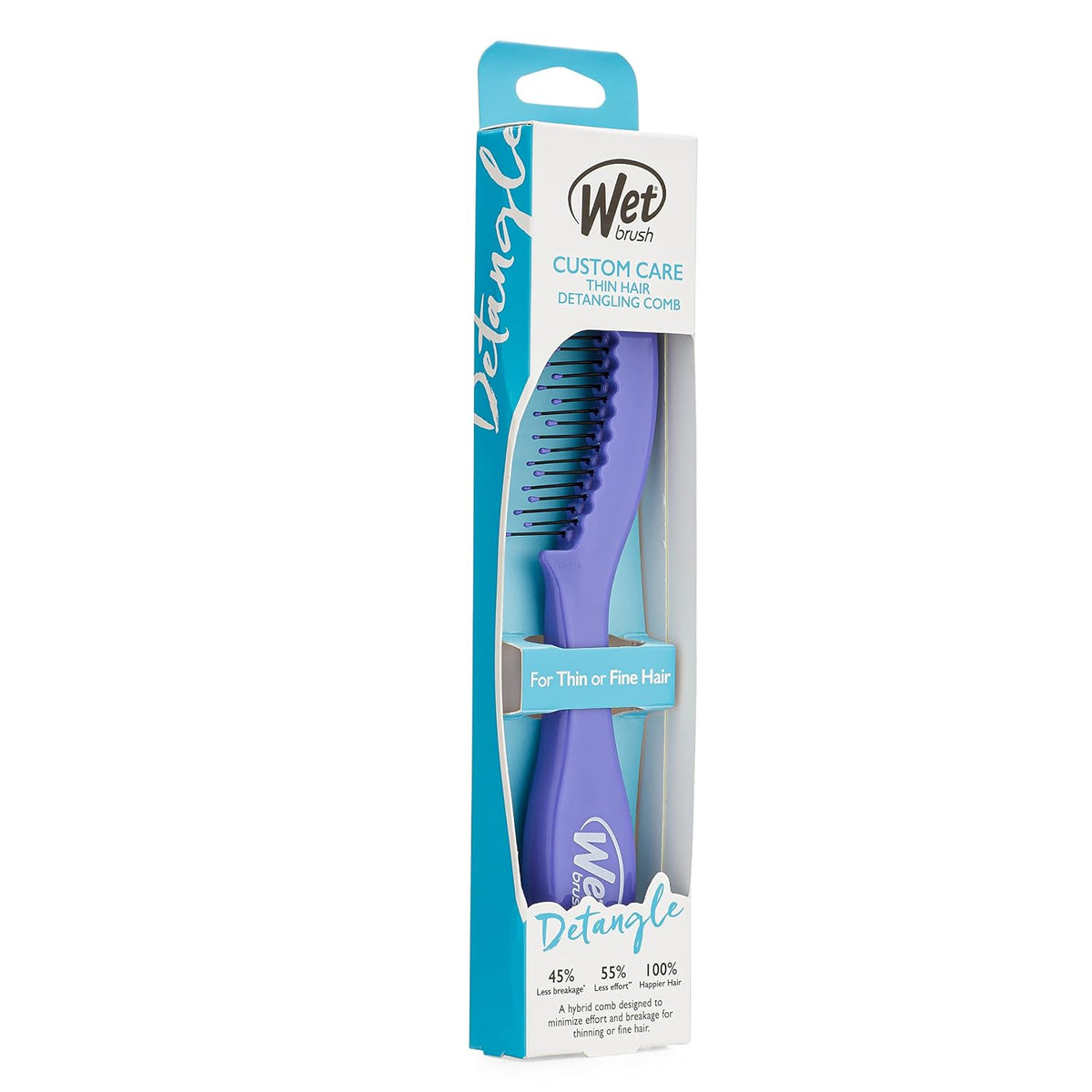 Wet Brush - Custom Care Thin Hair Comb Purple