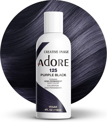 Adore - Semi Permanent Hair Color Shade #125 Purple Black