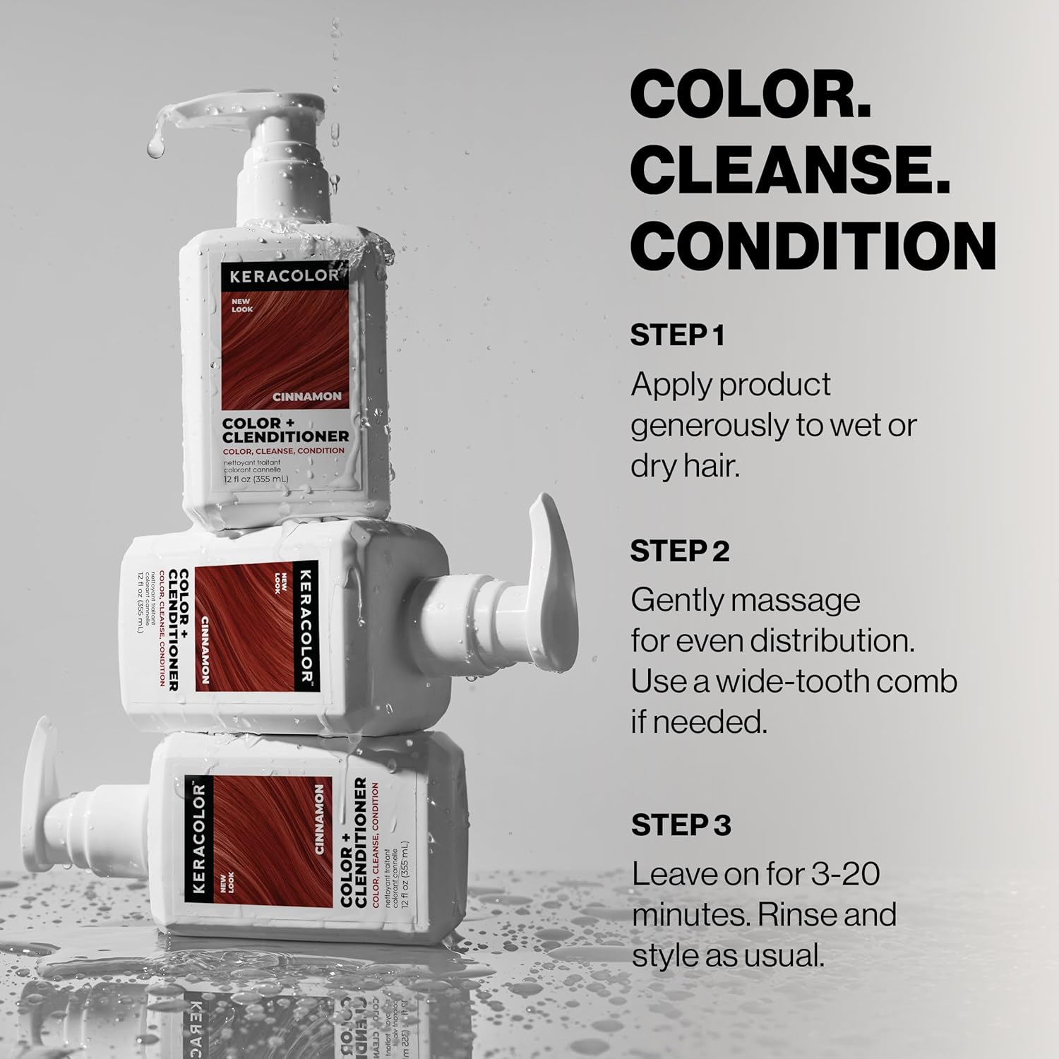 Keracolor - Color + Clenditioner Cinnamon 355ml