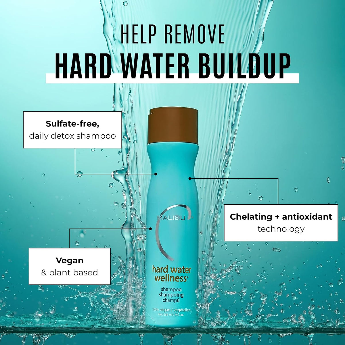 Malibu C - Hard Water Shampoo 266ml
