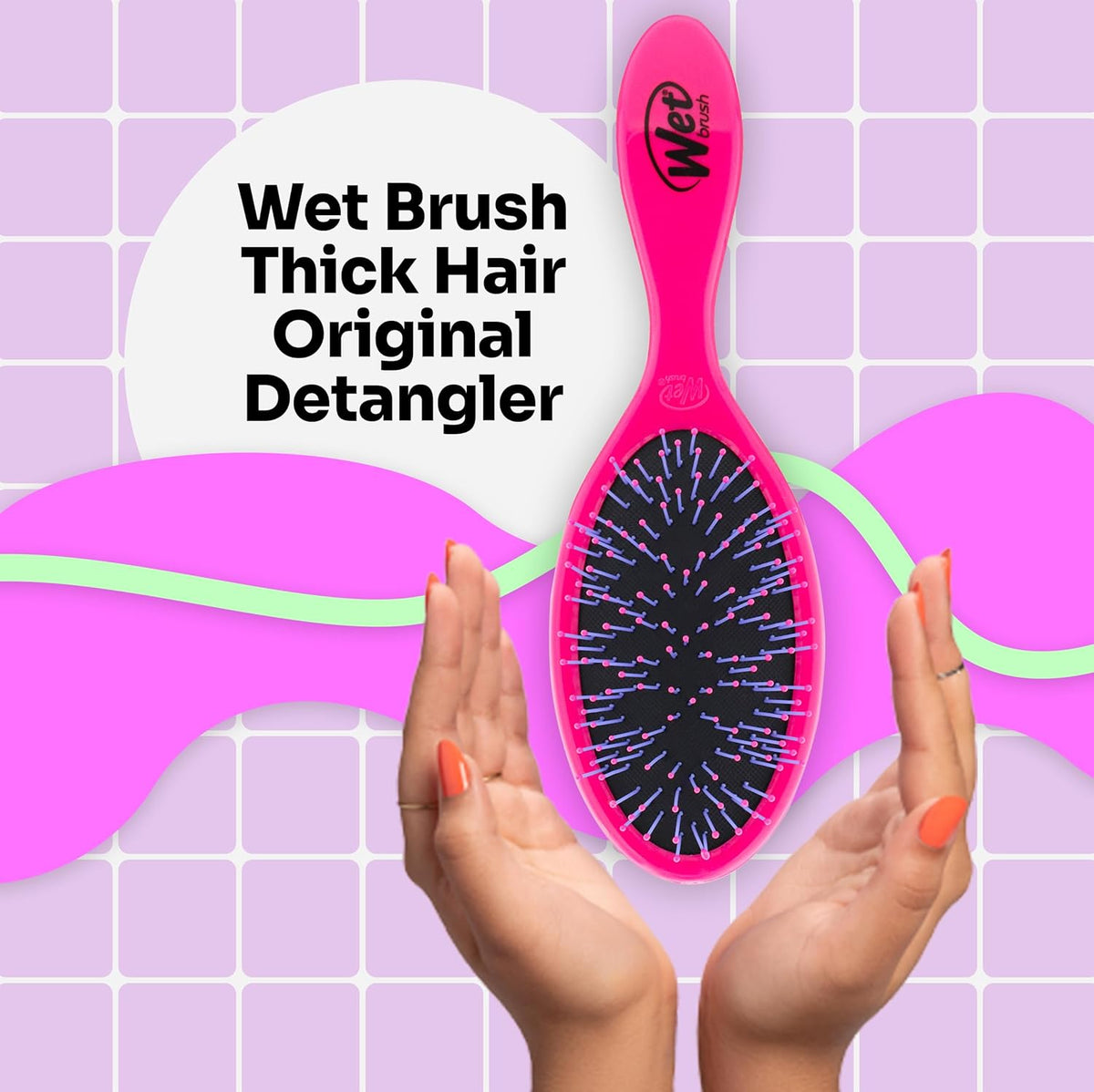 Wet Brush - Customer Care Pro Thick Hair Detangler Pink