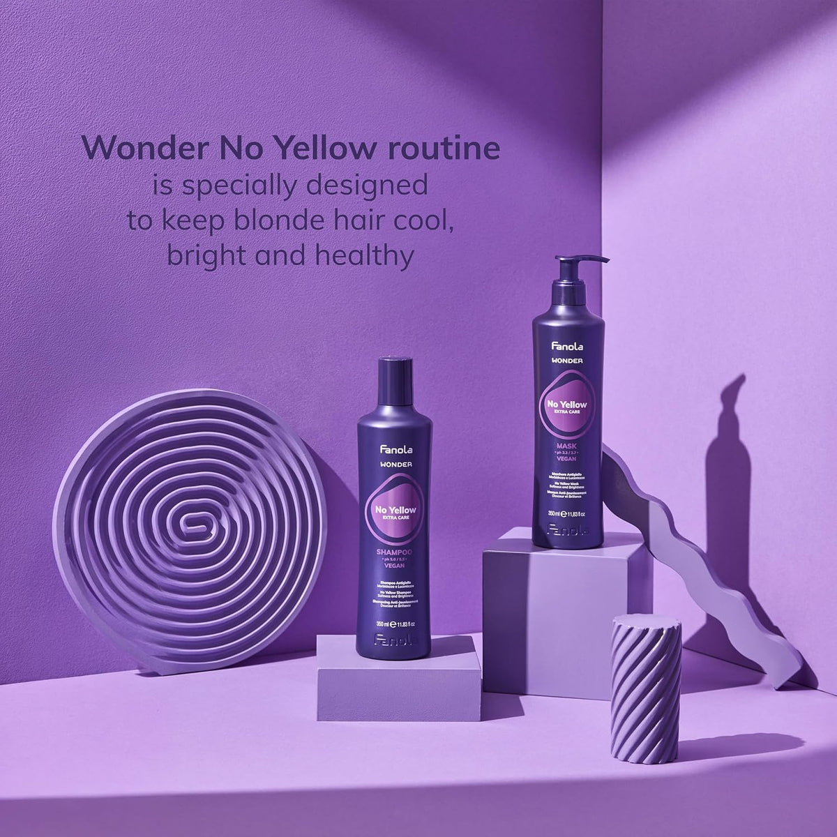 Fanola - No Yellow Shampoo - Wonder 1000ml