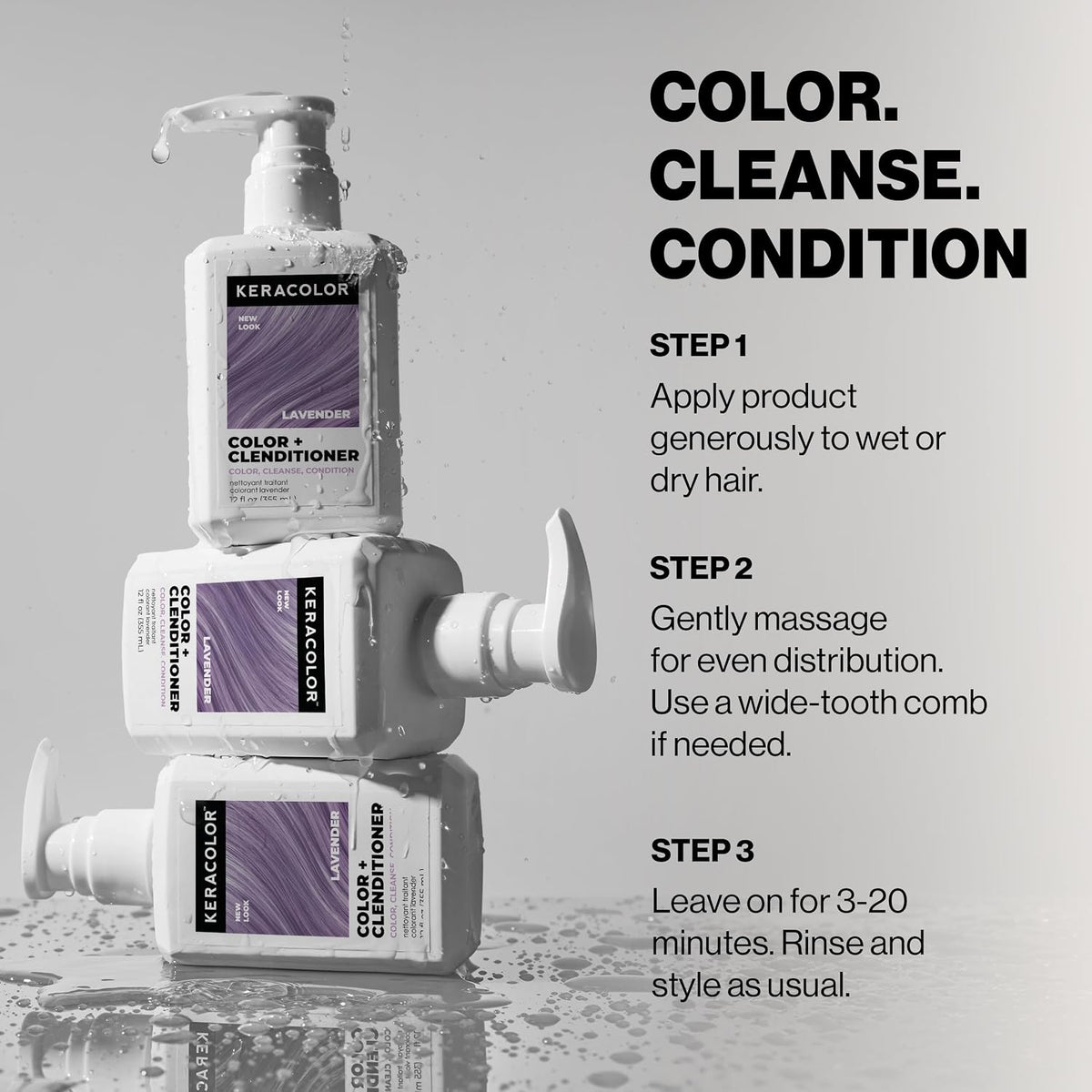 Keracolor - Color + Clenditioner Lavender 355ml - Nexus hair