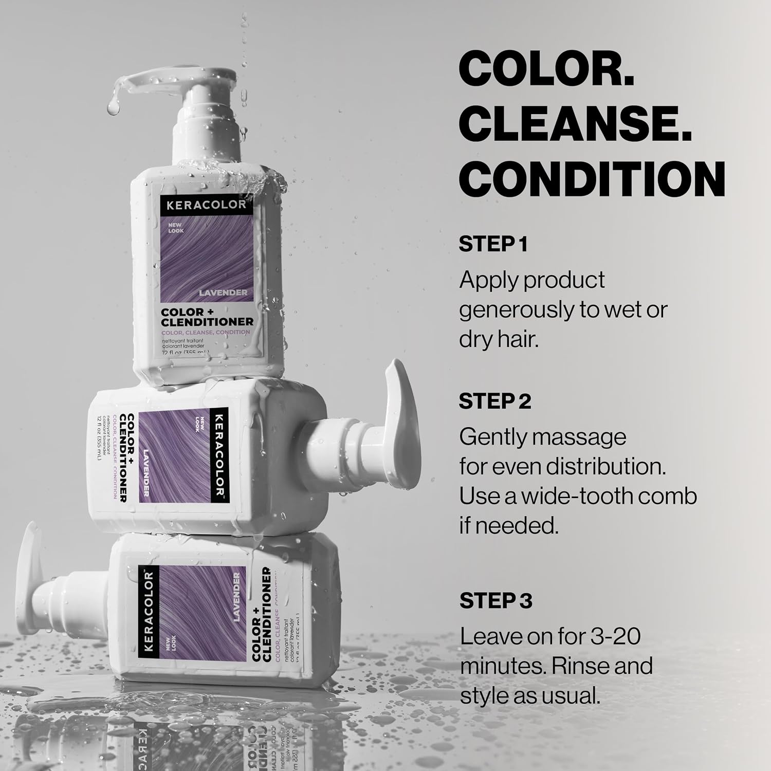 Keracolor - Color + Clenditioner Lavender 355ml
